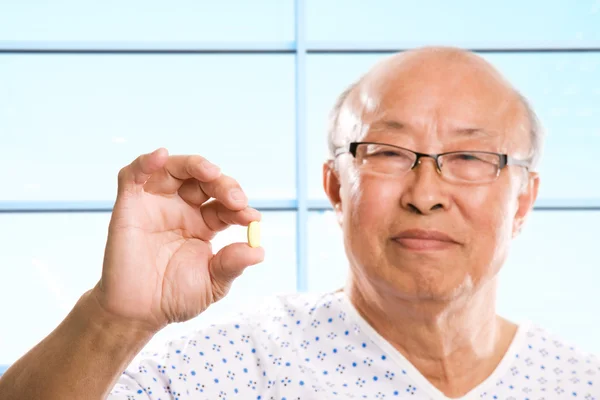 Starszy opieki zdrowotnej Azji — Zdjęcie stockowe