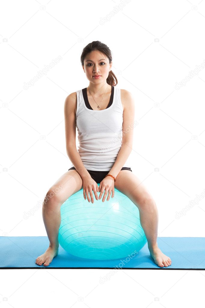Asian woman exercise