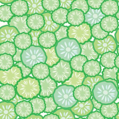 Cucumber seamless funny pattern clipart