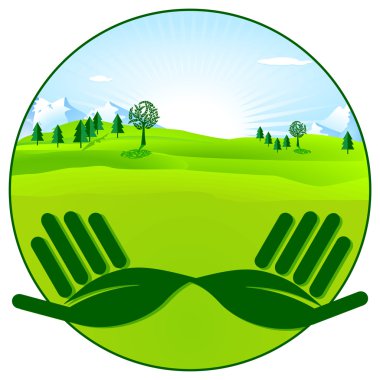 Protection of the environment clipart