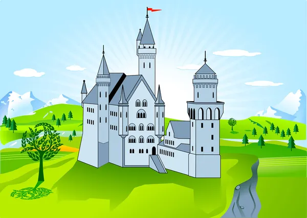 高貴な宮殿 — ストックベクタ