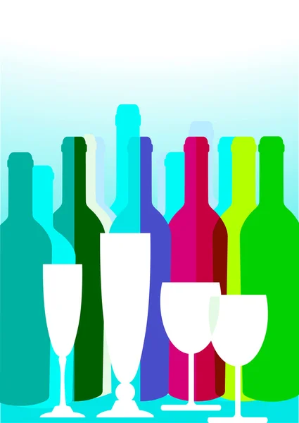 Party drinks — Stock Vector