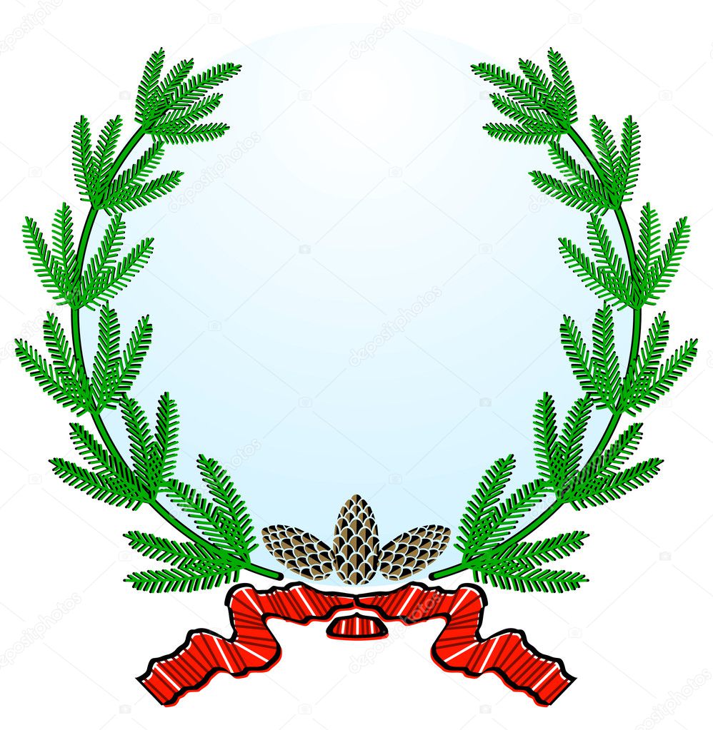 Pine green crest