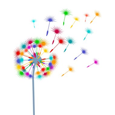 Blow-ball colorful clipart