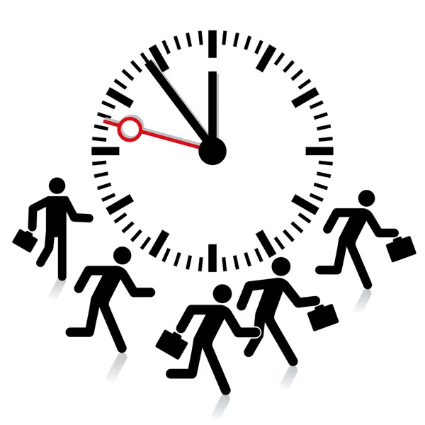 Tidsfristen, tid — Stock vektor