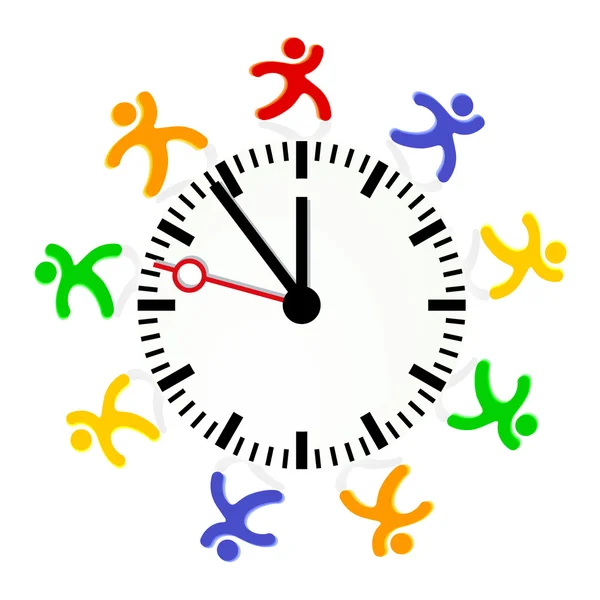 Time rule — Stock Vector