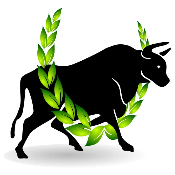 牛の繁殖賞 — ストックベクタ