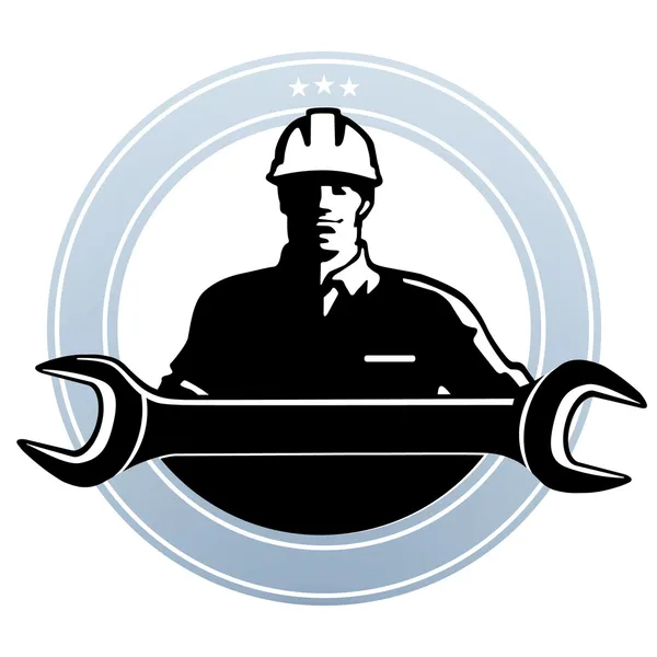 Lavoratori Metallurgici — Vettoriale Stock