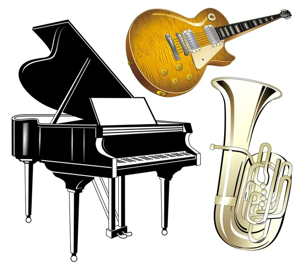Instruments Musique — Image vectorielle