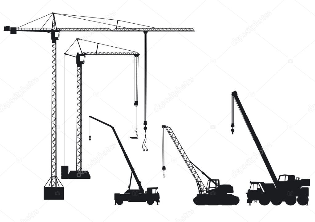 Truck-mounted crane and tower crane