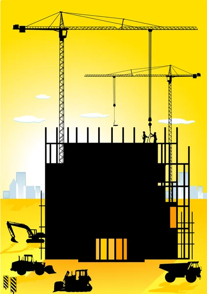 Bâtiment Élevé — Image vectorielle