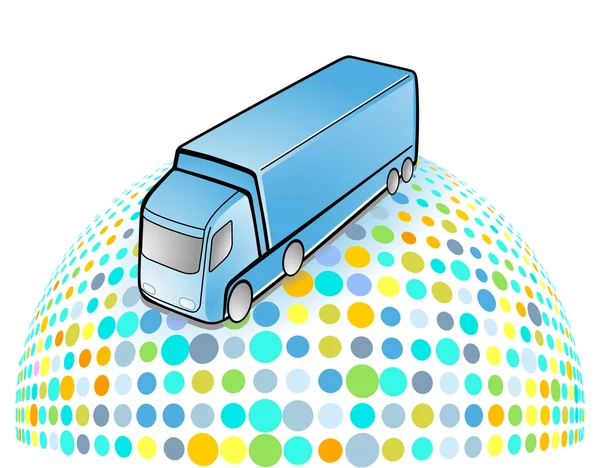 Transportasi dan pengiriman - Stok Vektor