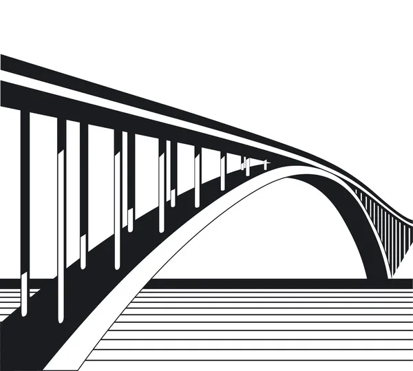 Pour faire le pont — Image vectorielle