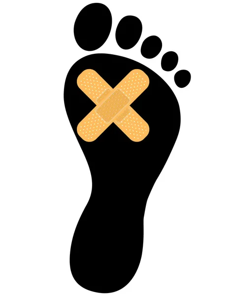 Soins des pieds — Image vectorielle