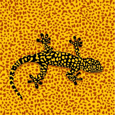 Salamander camouflage clipart