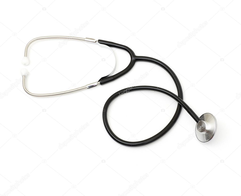 Stetoskop on a white background — Stock Photo © merznatalia #4475338