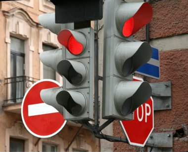 Traffic lights clipart