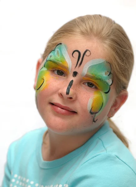 Make-up voor de carnaval — Stockfoto