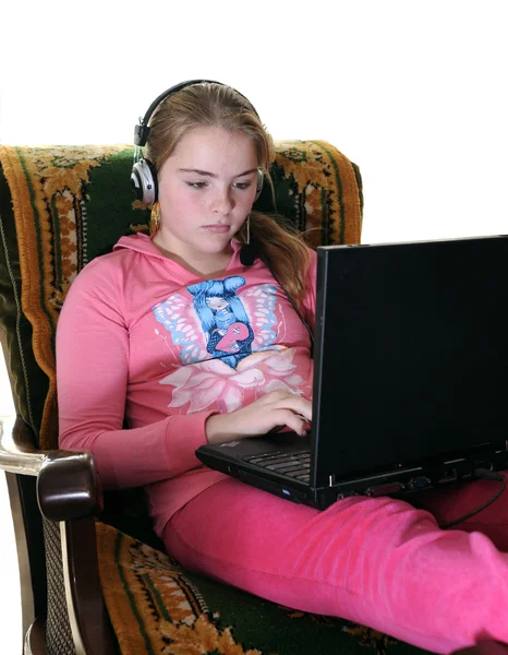 Dator Mångsidig Leksak För Underhållning Och Kommunikation Barn — Stockfoto