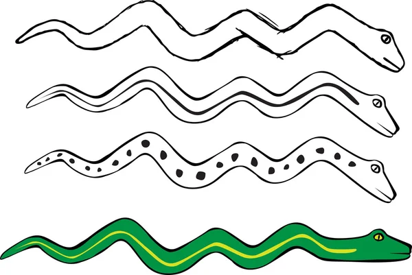 stock vector Zig Zag Snake