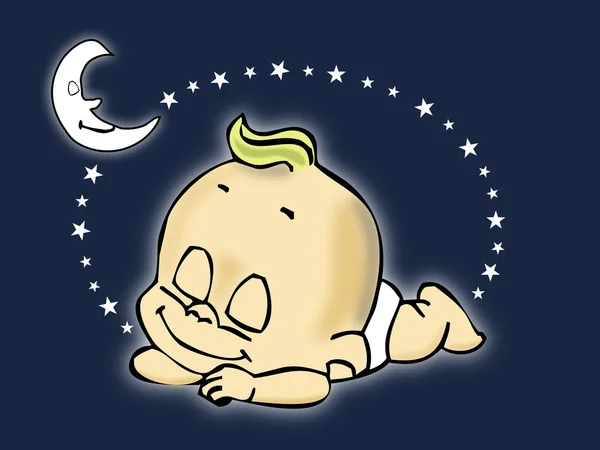 Bebé Durmiendo Con Dulces Sueños —  Fotos de Stock