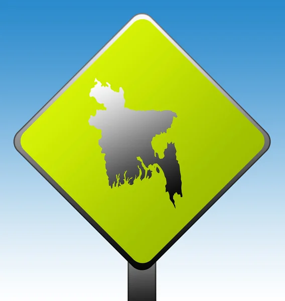 방글라데시도로 표지판 — 스톡 사진