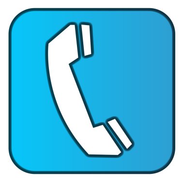 telefon iletişim düğmesini