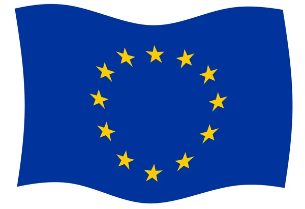 Europese vlag — Stockfoto