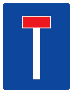 Çıkmaz yol tabelası