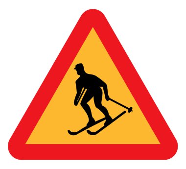 Kayak uyarı işareti