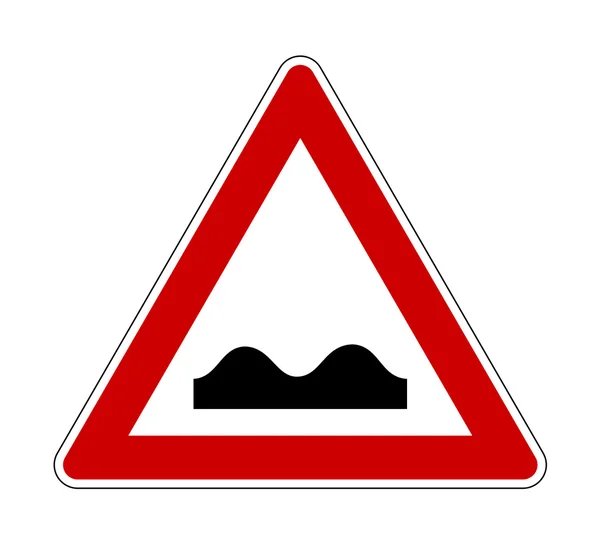 Humpback bridge sign — Stock Photo, Image