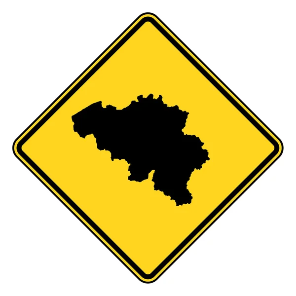 벨기에로 표지판 — 스톡 사진