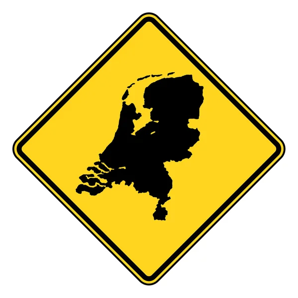 Natherlands cartello stradale — Foto Stock