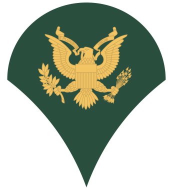 US army specialist insignia clipart
