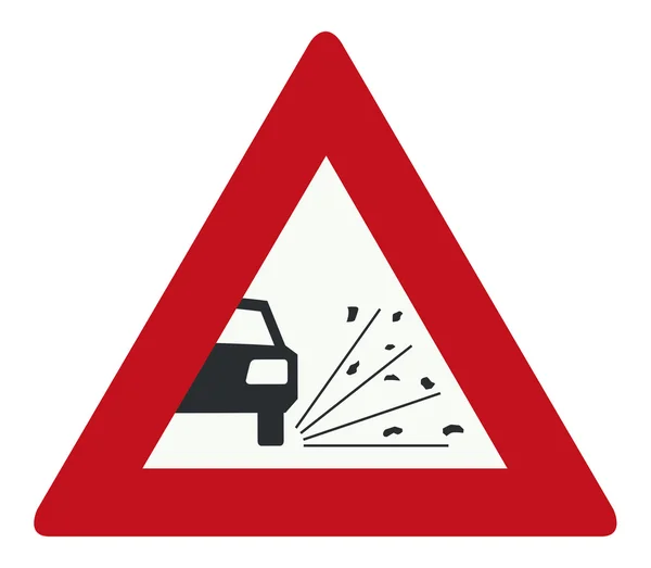 Loose chipping sign — Stock Photo, Image