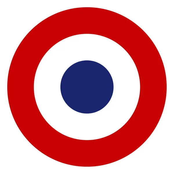 Símbolo tricolor francês — Fotografia de Stock