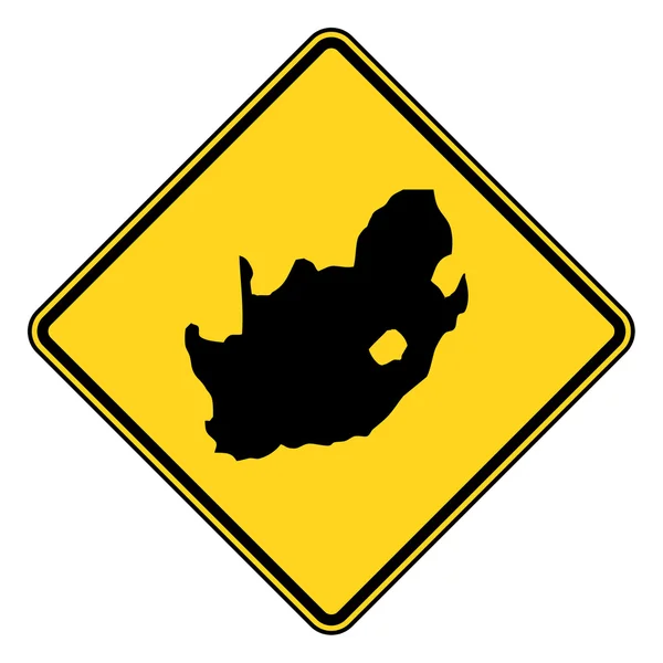 Дорожный знак ЮАР — стоковое фото