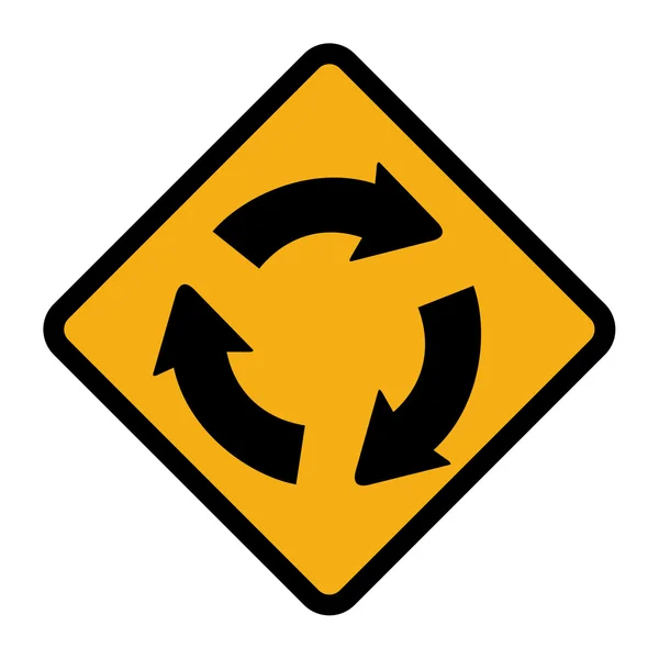Rotonde sign — Stockfoto