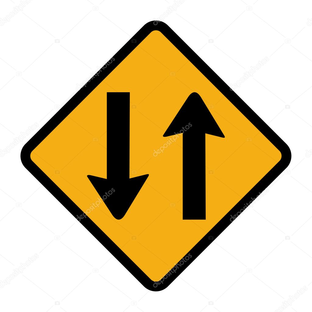 two way traffic sign idaho