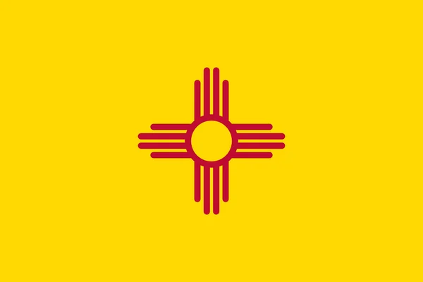 Bandiera dello Stato del Nuovo Messico — Foto Stock