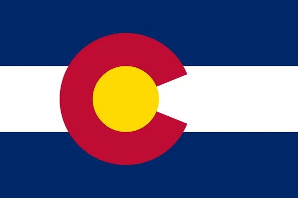 Bandeira do Estado do Colorado — Fotografia de Stock
