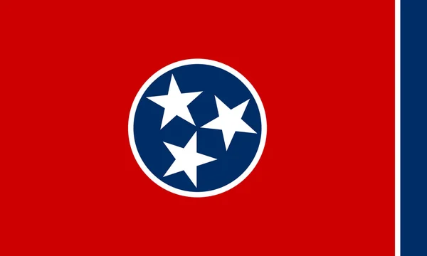 Tennessee state flag — Stock Photo, Image