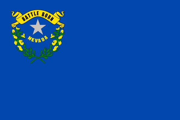 Bandeira do Estado de Nevada — Fotografia de Stock