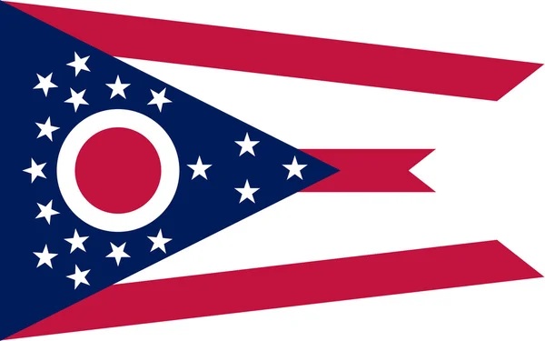 Ohio-Staatsflagge — Stockfoto