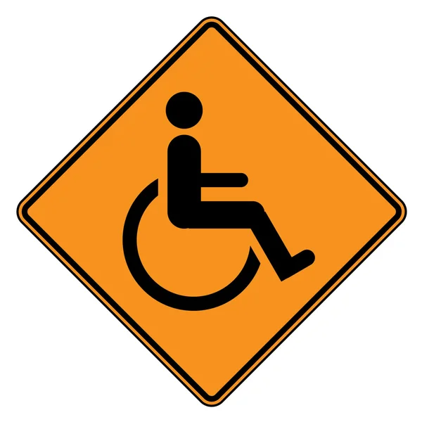 Disablied sign — Stock Photo, Image