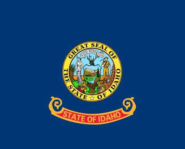 Флаг штата Айдахо — стоковое фото