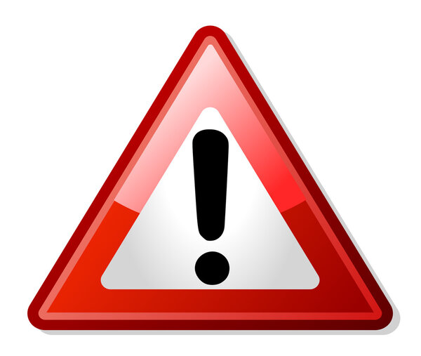 Красный восклицательный знак
