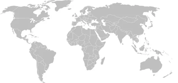 Världskarta Stockbild