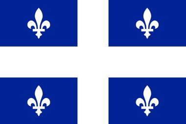 Quebec flag clipart