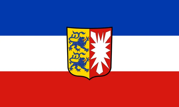 Иллюстрация Флага Шлезвиг Гольштейна — стоковое фото